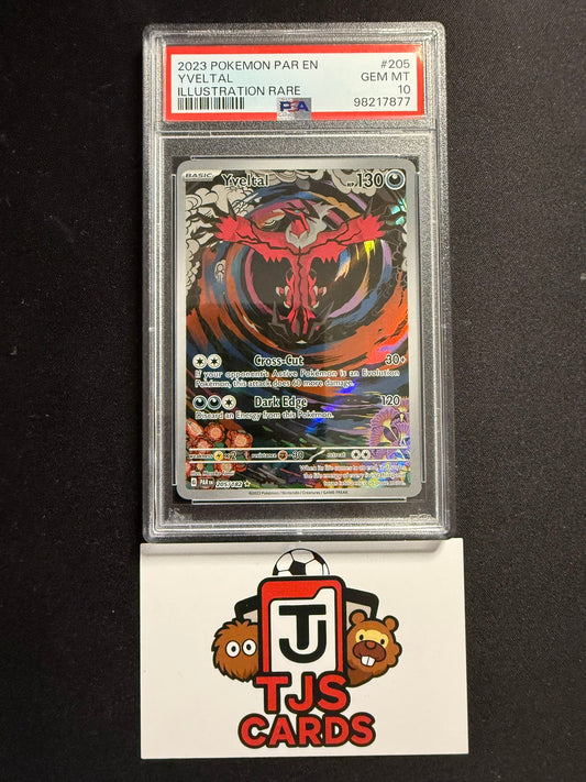 Yveltal - PSA 10 - Paradox Rift 205/182 - Pokemon