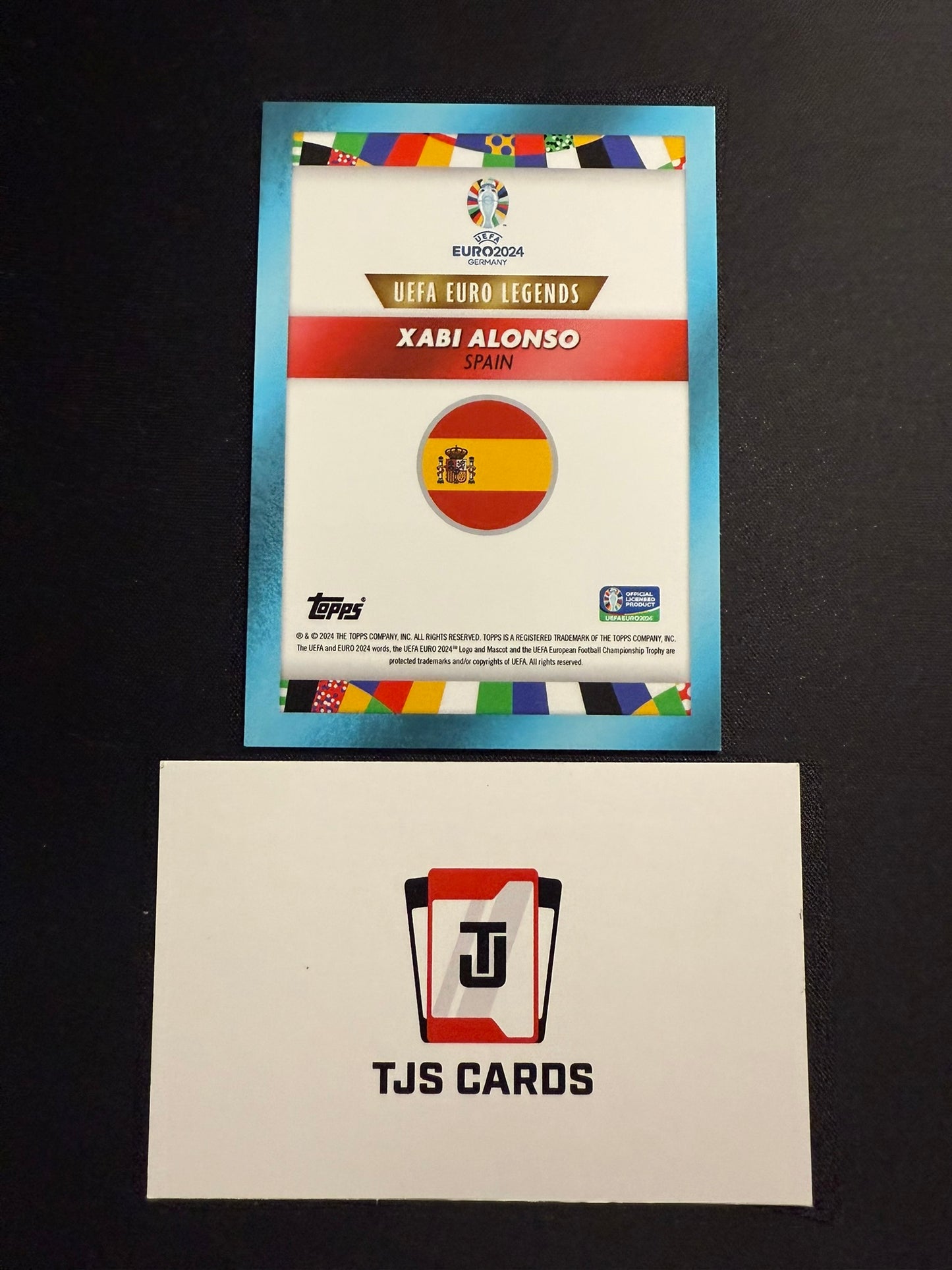 Xabi Alonso - Blue Auto /49 - TOPPS Platinum EURO 2024