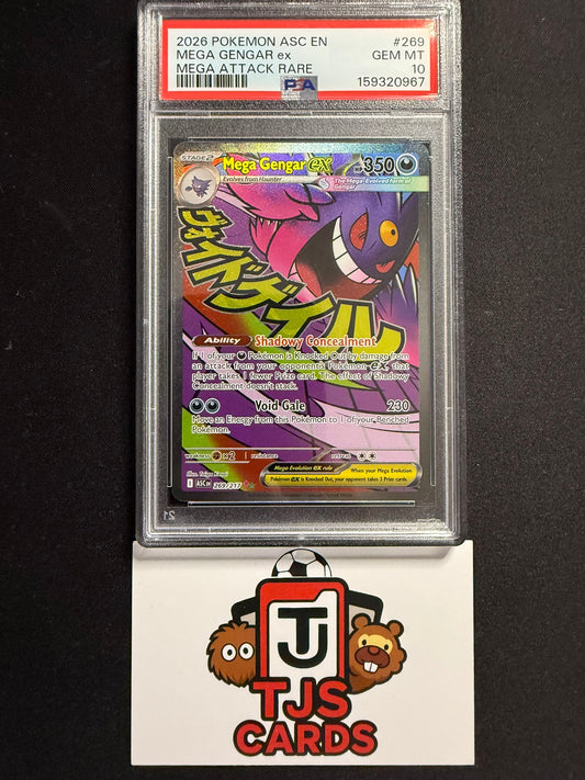 Mega Gengar ex - PSA 10 - Ascended Heroes 269/217 - Pokemon