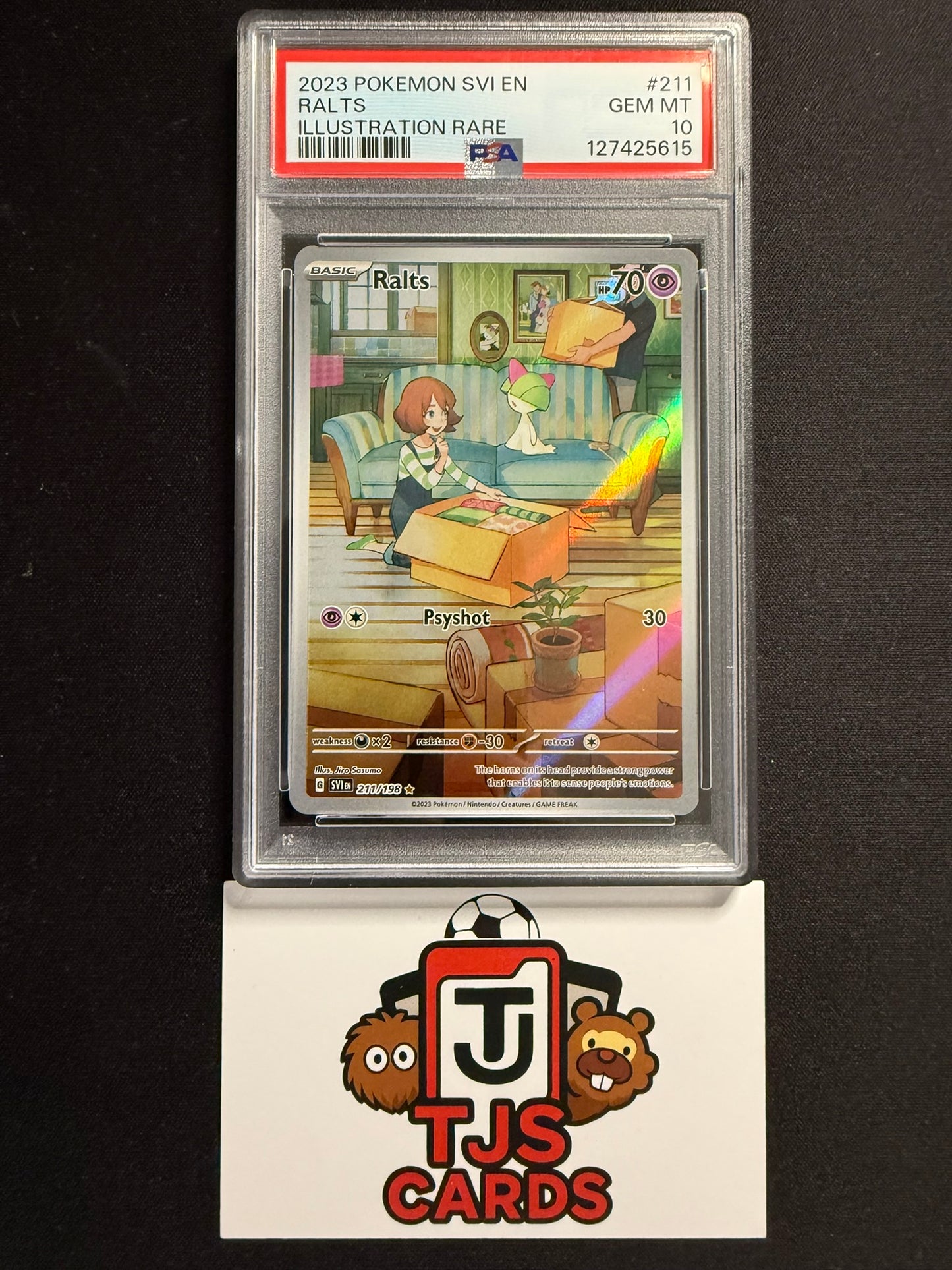 Ralts - PSA 10 - Scarlet & Violet 211/198 - Pokemon