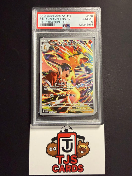 Ethan's Typhlosion - PSA 10 - Destined Rivals 190/182 - Pokemon