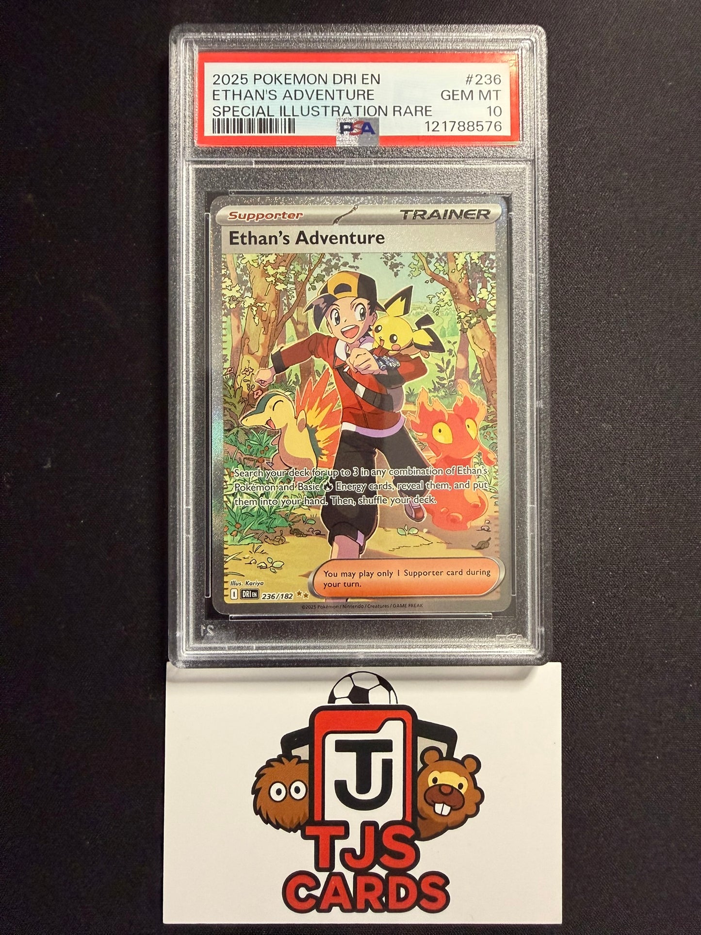 Ethan's Adventure - PSA 10 - Destined Rivals 236/182 - Pokemon