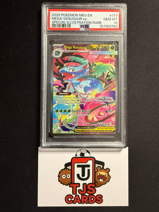 Mega Venusaur ex - PSA 10 - Mega Evolution 177/132 - Pokemon