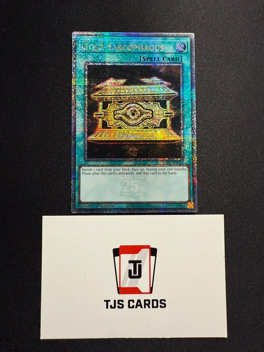Gold Sarcophagus - Quarter Century Secret Rare RA02-EN052 - YuGiOh