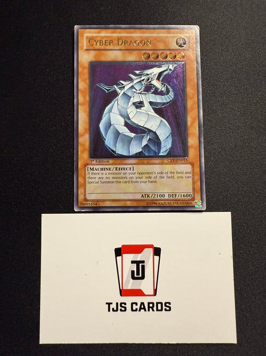 Cyber Dragon - Ultimate Rare 1st Edition CRV-EN015 - MP - YuGiOh
