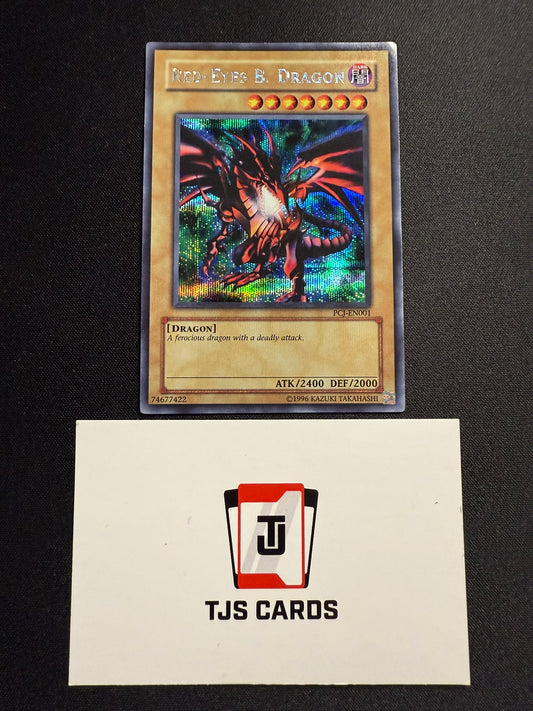 Red-Eyes B. Dragon - Prismatic Secret Rare PCJ-EN001 - LP - YuGiOh
