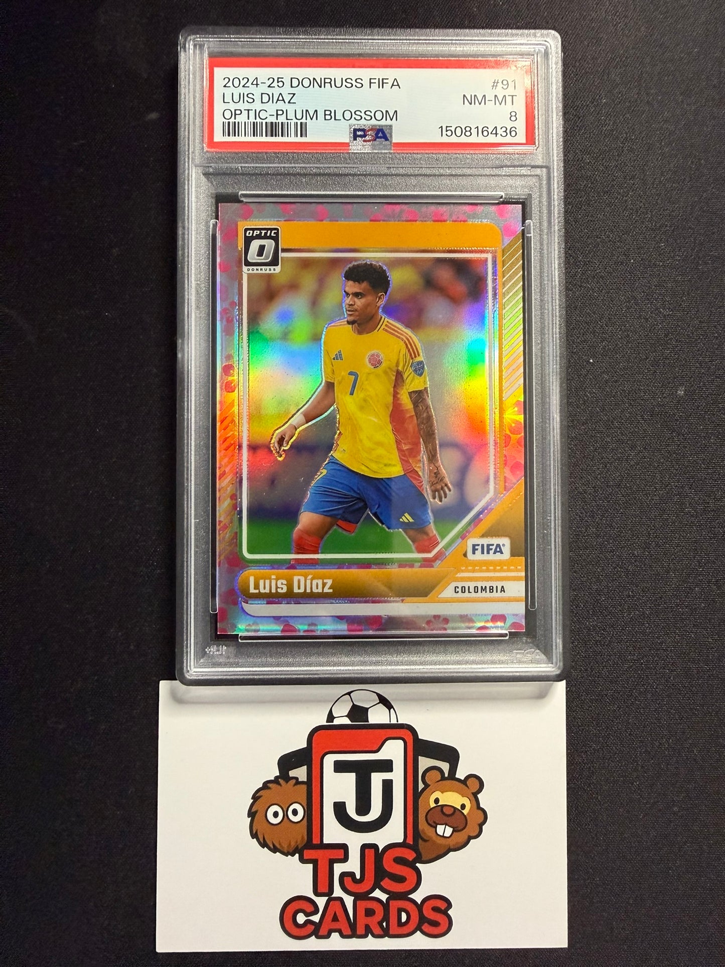 Luis Diaz - PSA 8 - Plum Blossom - Panini Donruss 2024/25