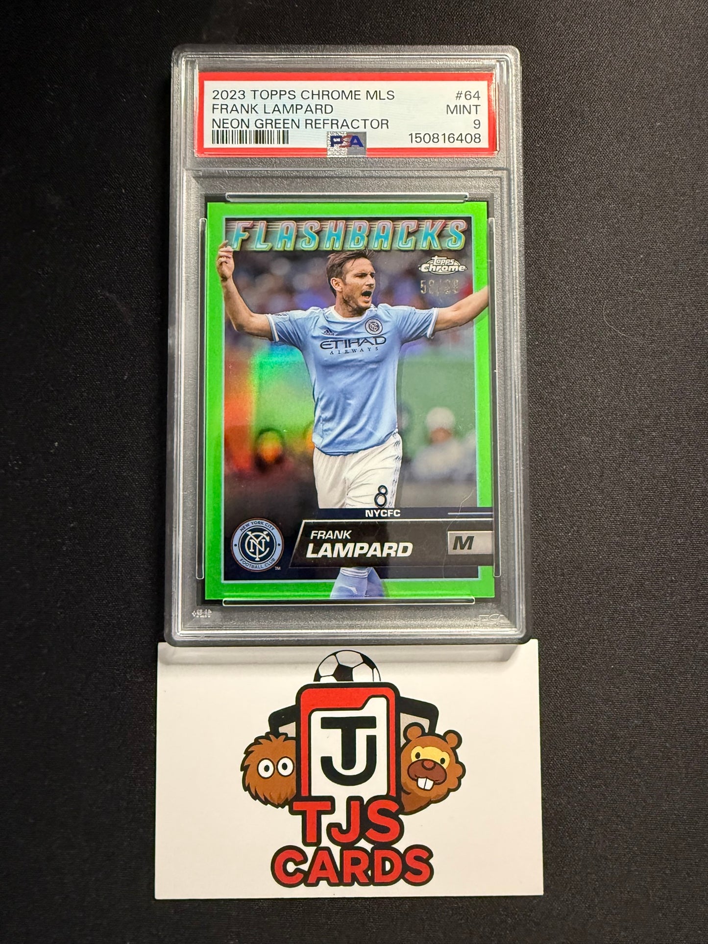 Frank Lampard - PSA 9 - Neon Green /99 - TOPPS Chrome MLS 2023