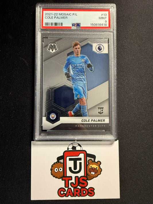 Cole Palmer - PSA 9 - Rookie - Panini Mosaic Premier League 2021/22
