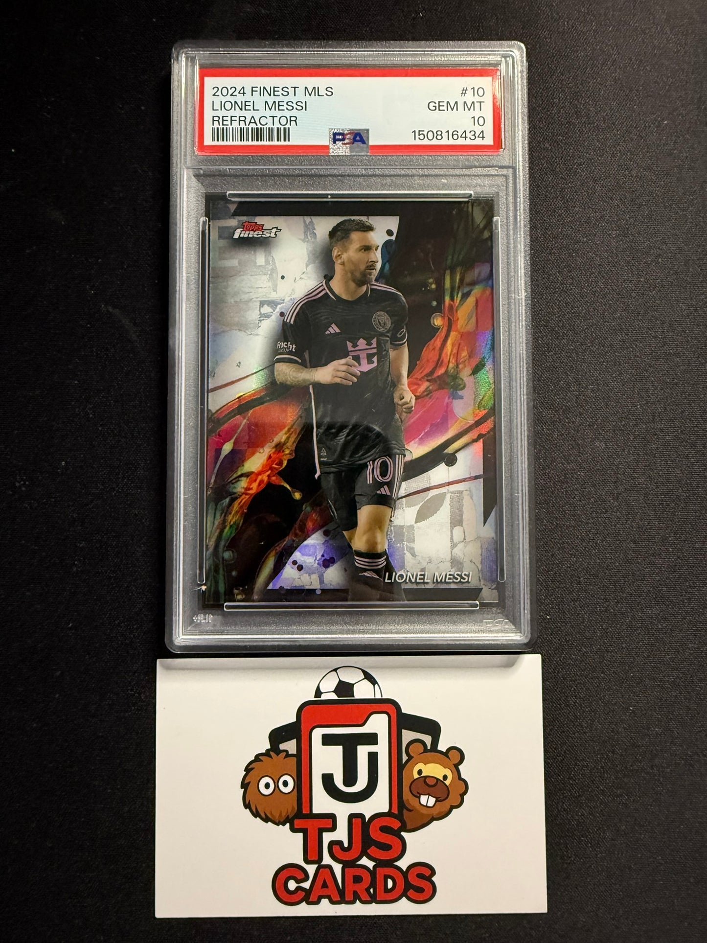Lionel Messi - PSA 10 - Refractor - TOPPS Finest MLS 2024