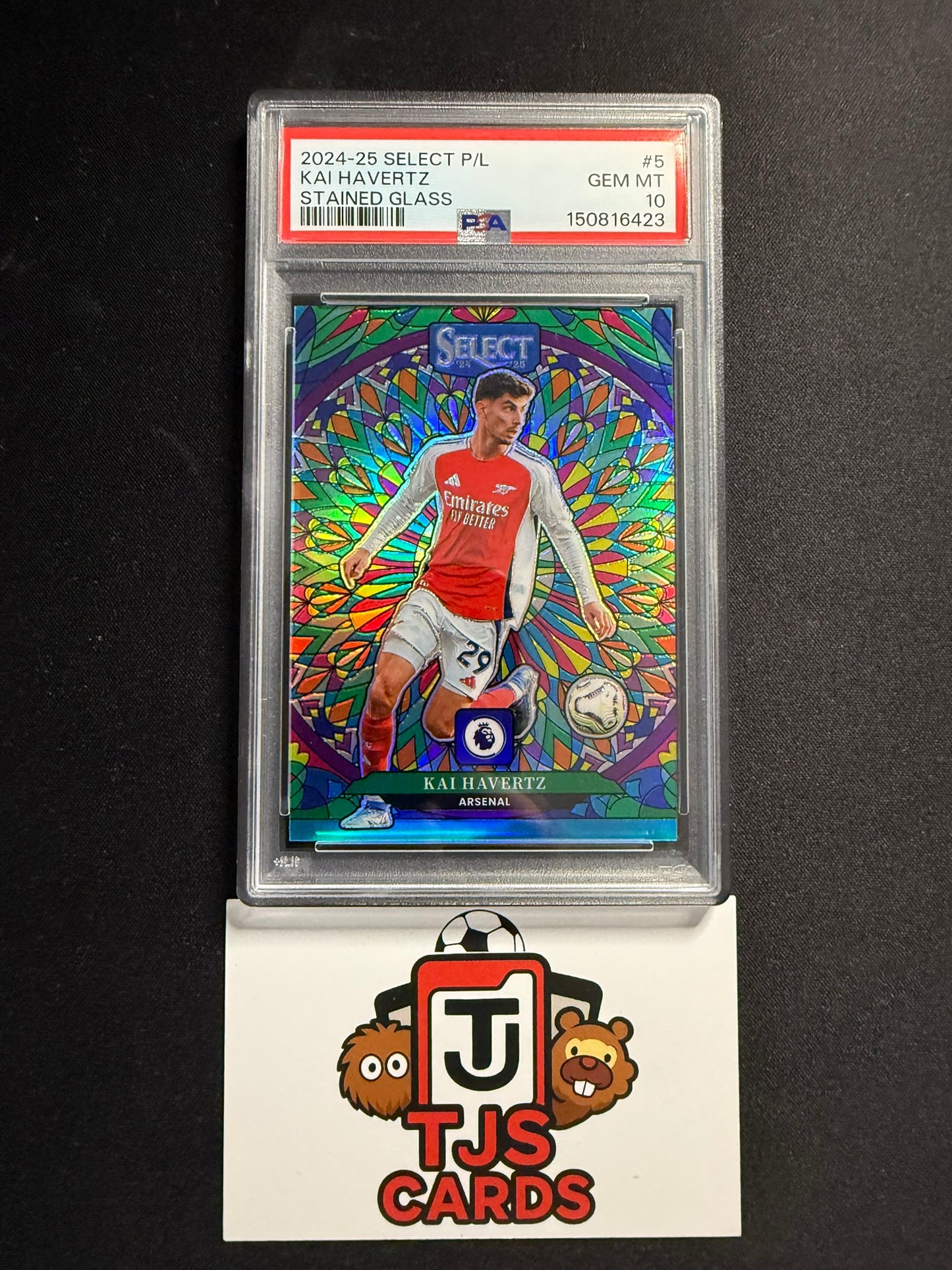 Kai Havertz - PSA 10 - Stained Glass - Panini Select Premier League 2024/25