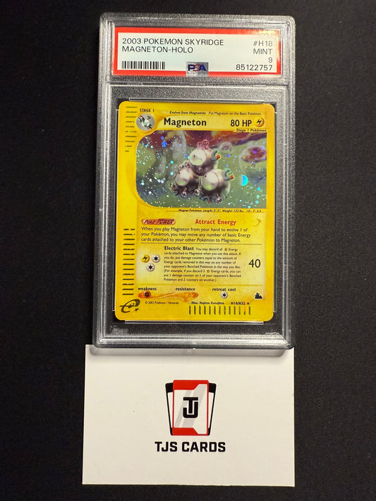 Magneton - PSA 9 - Holo Skyridge H18/H32 - Pokemon