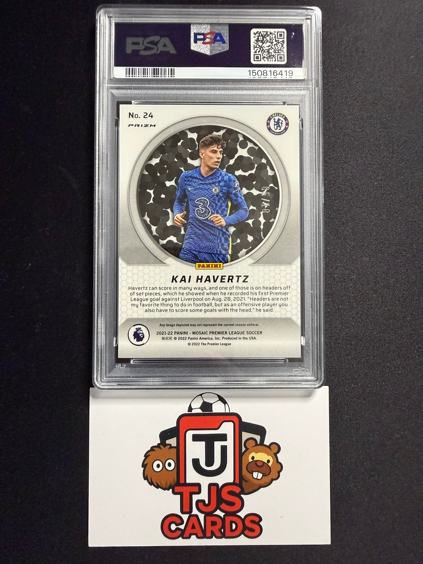 Kai Havertz - PSA 10 - Gold /10 - Panini Mosaic Premier League 2021/22