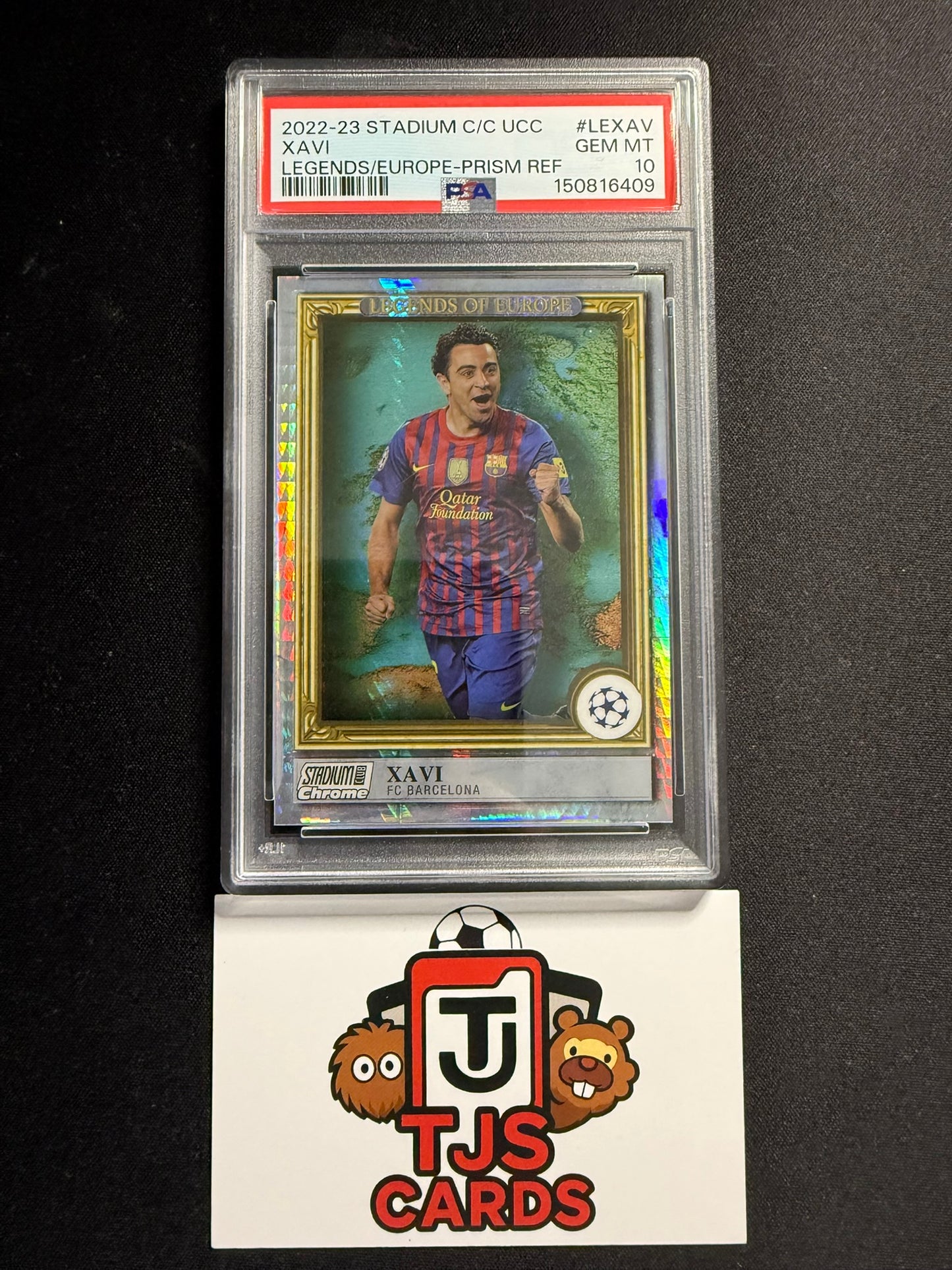 Xavi - PSA 10 - Legends Of Europe Prism /199 - TOPPS Stadium Club Chrome UCC 2022/23