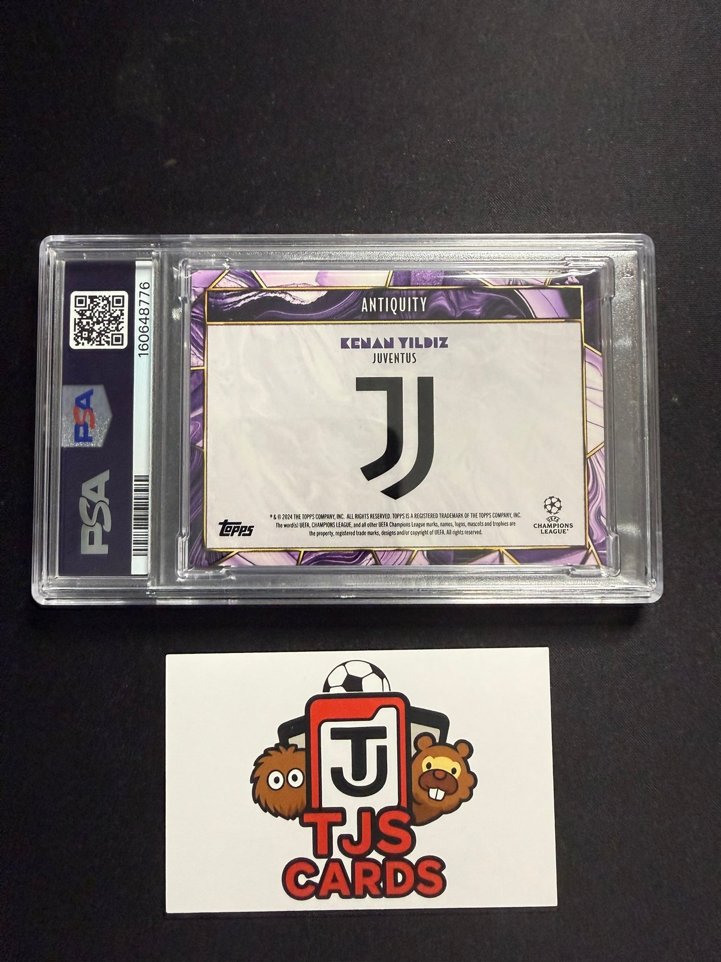 Kenan Yildiz - PSA 9 - Purple Patch Auto /25 - TOPPS Deco UCC 2024/25