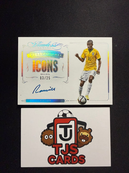 Ramires - Icons On-Card Auto /25 - Panini Flawless 2015/16