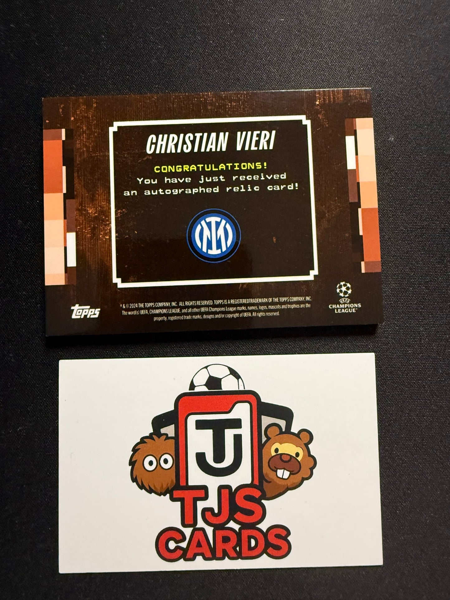 Christian Vieri - Red Patch Auto /5 - TOPPS Decades UCC 2025