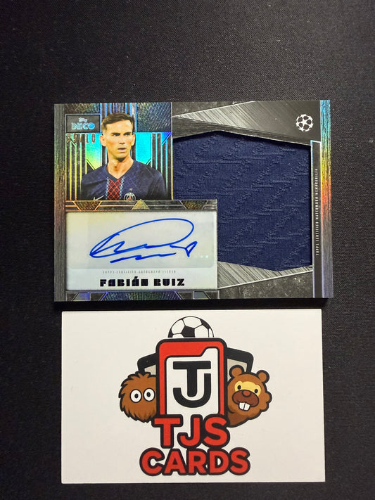 Fabian Ruiz - Black Patch Auto /10 - TOPPS Deco UCC 2025/26