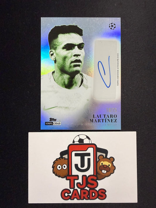 Lautaro Martinez - Auto /75 - TOPPS Simplicidad UCC 2025/26