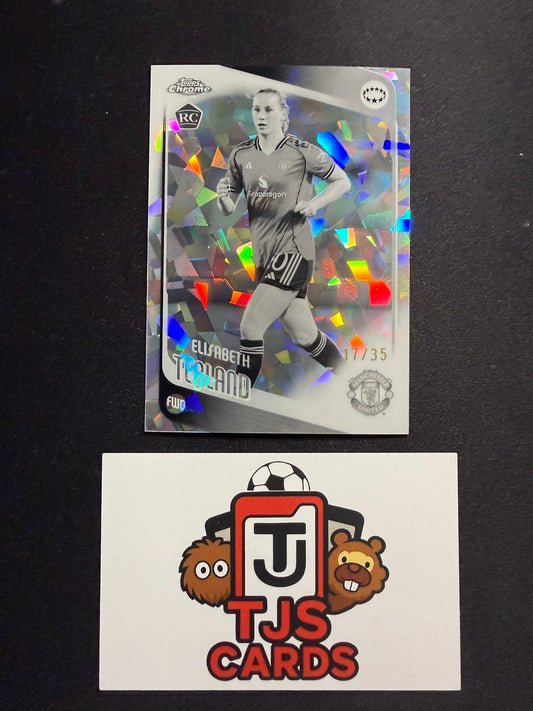 Elisabeth Terland - Rookie Black & White /35 - TOPPS Sapphire UWCL 2025/26