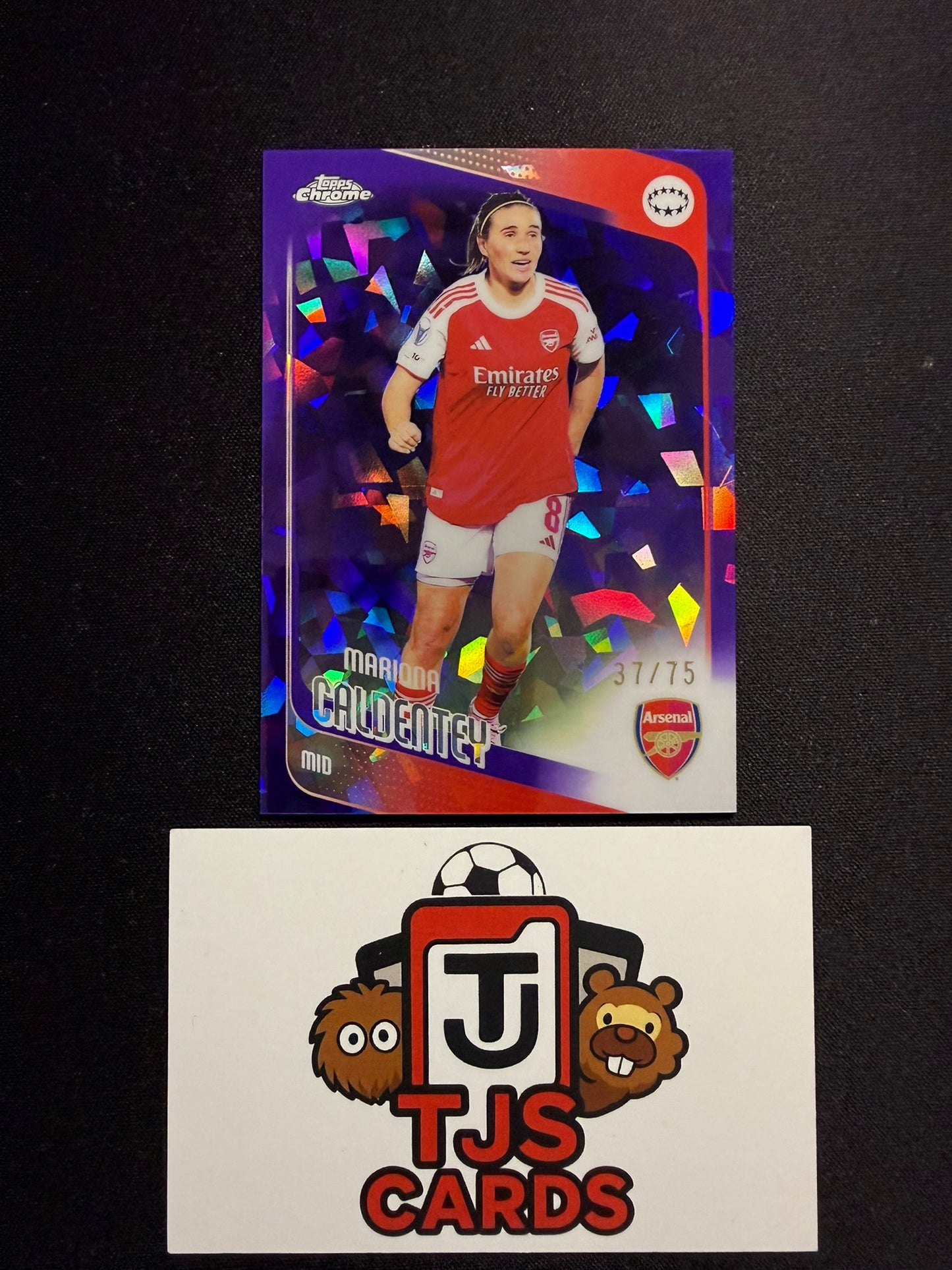 Mariona Caldentey - Purple /75 - TOPPS Sapphire UWCL 2025/26
