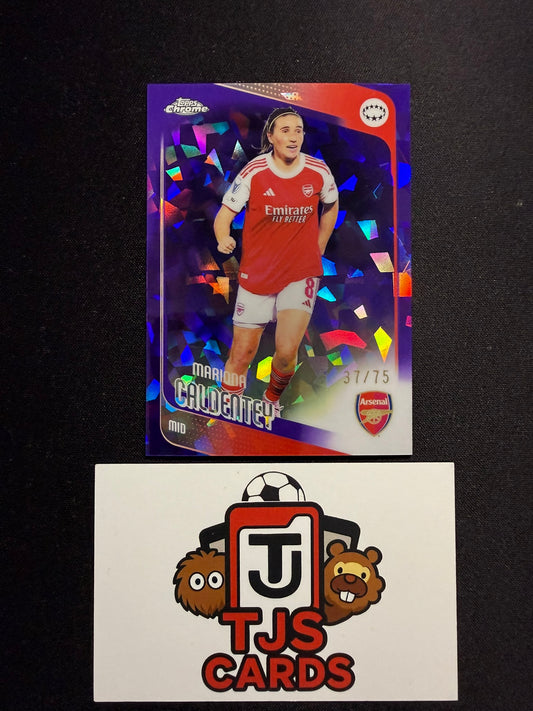 Mariona Caldentey - Purple /75 - TOPPS Sapphire UWCL 2025/26