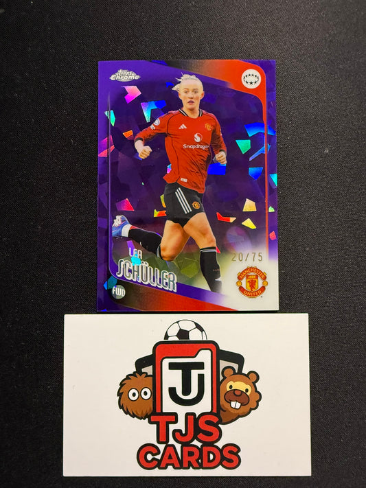 Lea Schuller - Purple /75 - TOPPS Sapphire UWCL 2025/26