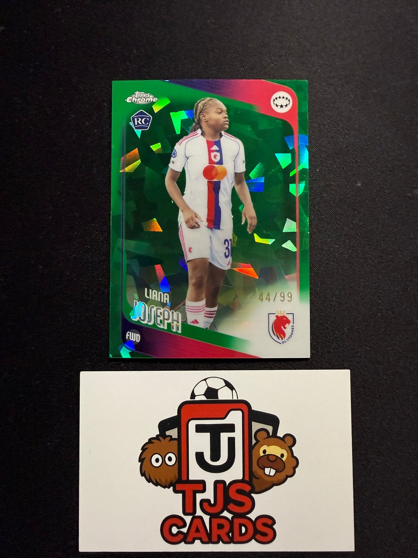 Liana Joseph - Rookie Green /99 - TOPPS Sapphire UWCL 2025/26
