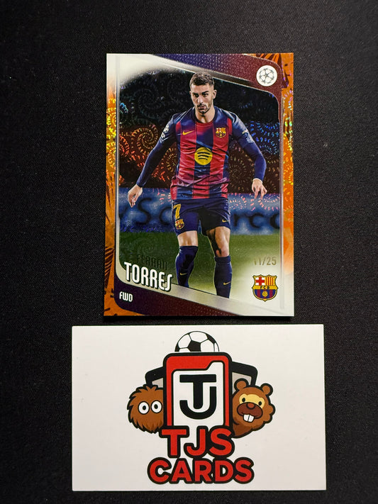 Ferran Torres - Orange /25 - TOPPS Carnaval UCC 2025/26