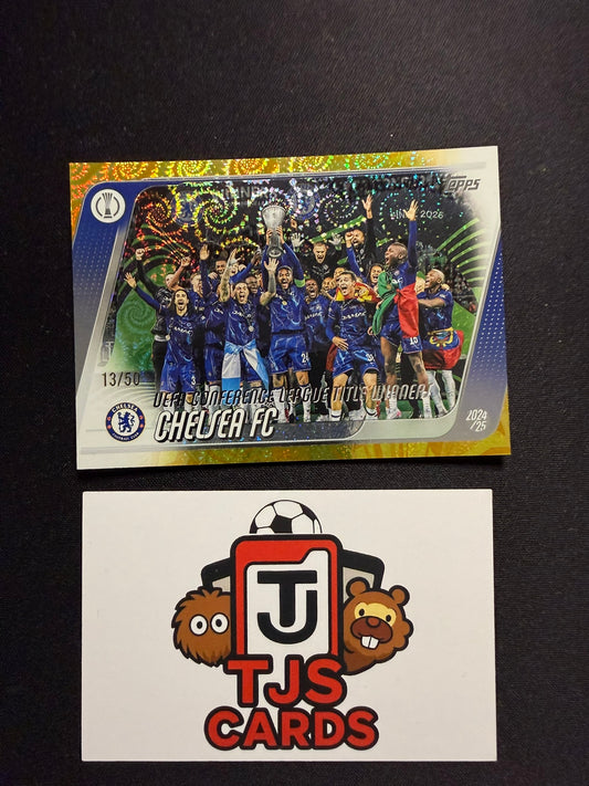 Chelsea FC - Gold Title Winners /50 - TOPPS Carnaval UCC 2025/26