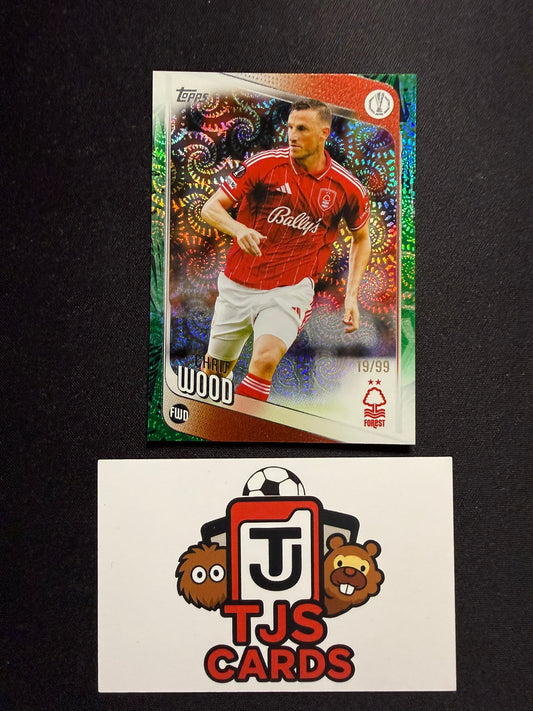 Chris Wood - Green /99 - TOPPS Carnaval UCC 2025/26