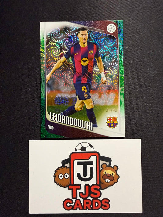 Robert Lewandowski - Green /99 - TOPPS Carnaval UCC 2025/26