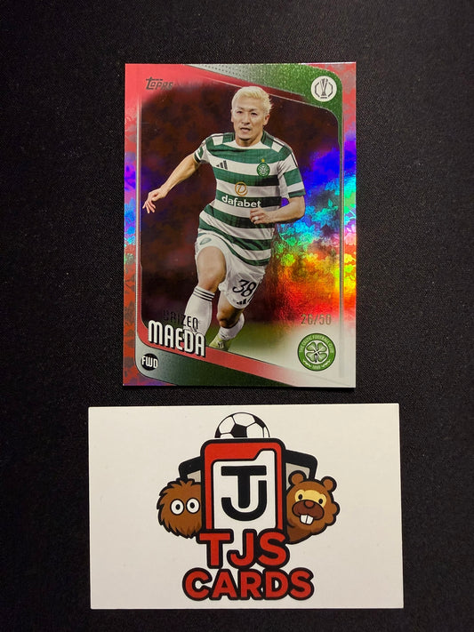 Daizen Maeda - Pink Flowers /50 - TOPPS UCC 2025/26