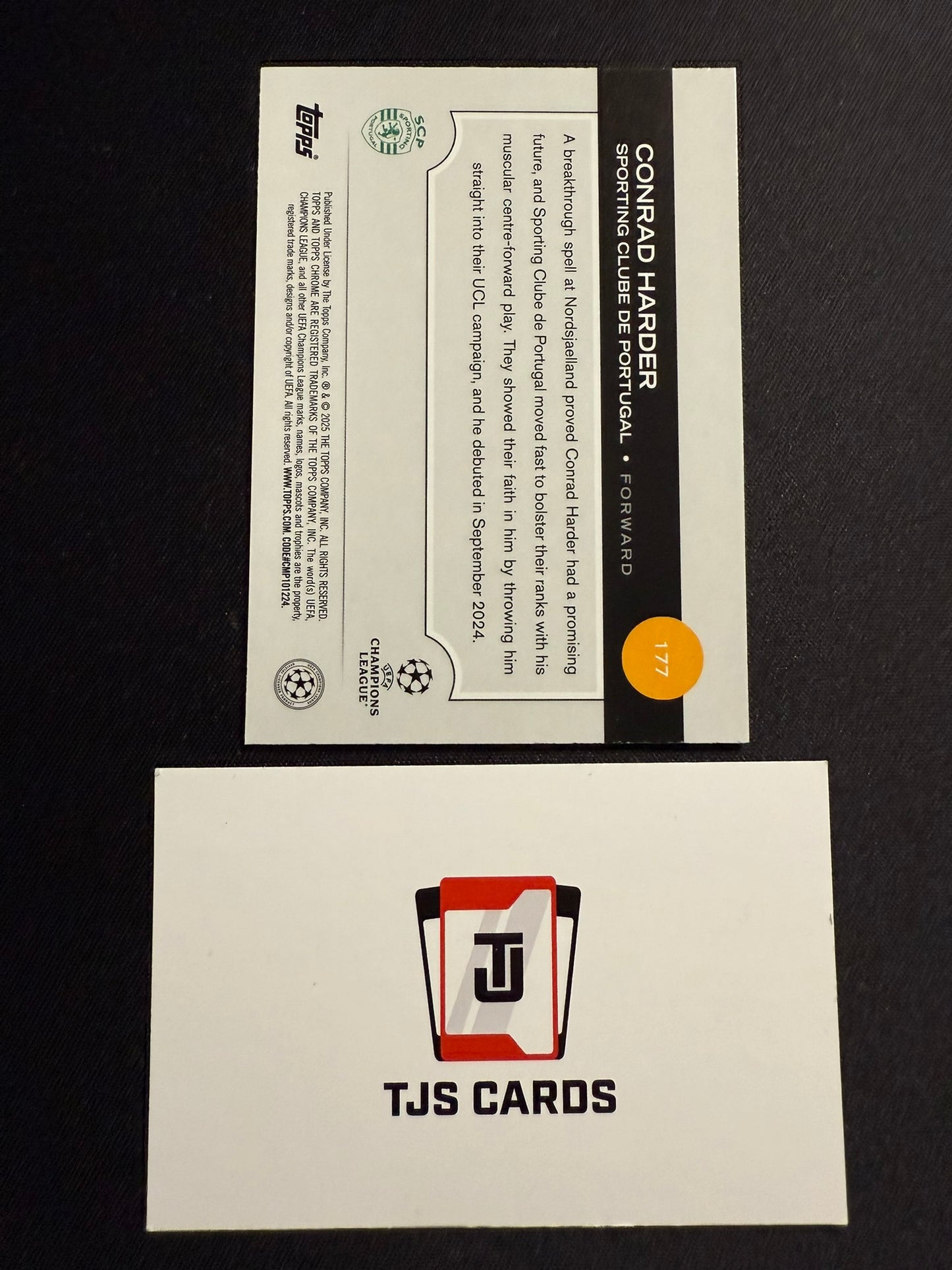 Conrad Harder - Rookie Magenta Lava /75 - TOPPS Chrome UCC 2024/25