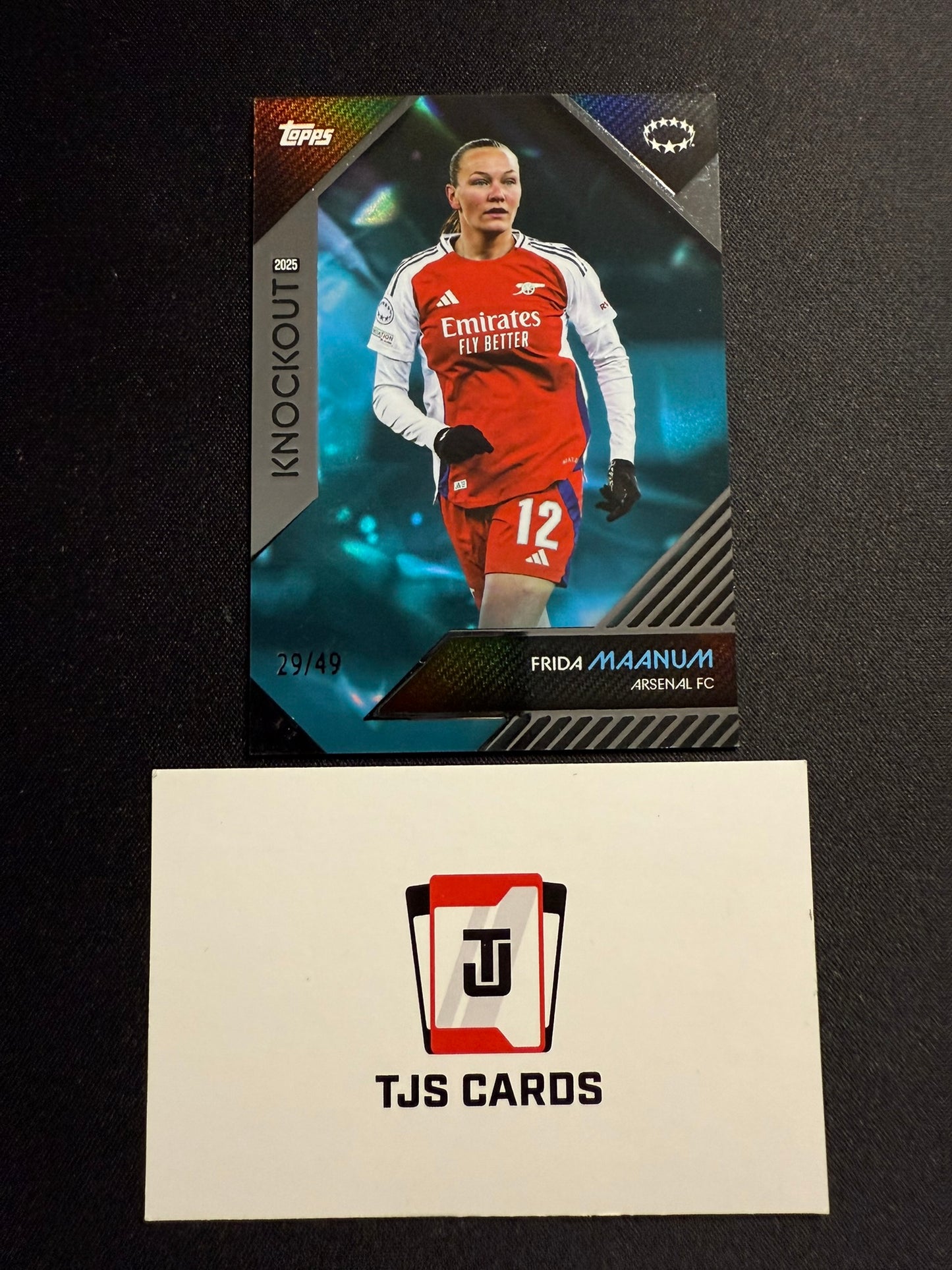 Frida Maanum - Blue /49 - TOPPS UWCL Knockout 2024/25