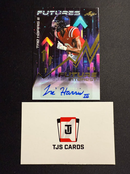 Tre Harris III - Interest Auto /15 - Leaf Futures 2024