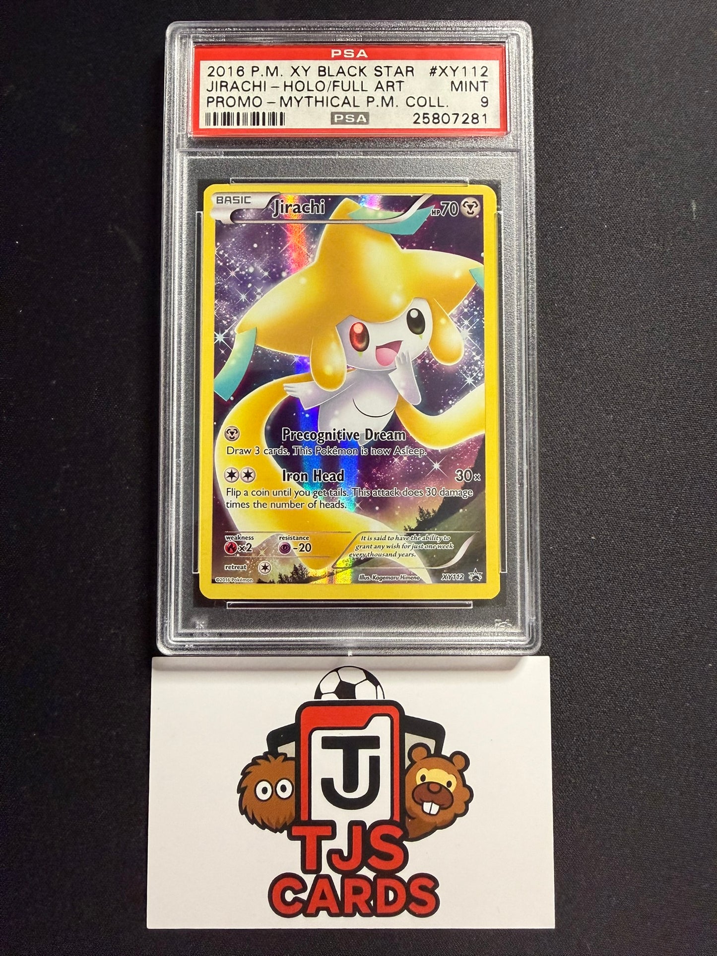 Jirachi - PSA 9 - Mythical Collection Promo XY112 - Pokemon