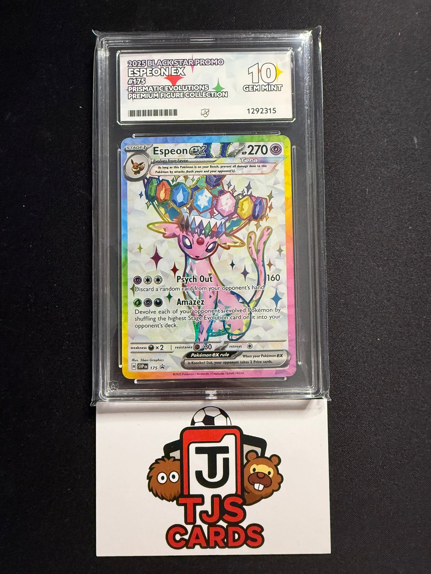 Espeon ex - ACE 10 - Prismatic Evolutions Promo SVP 175 - Pokemon