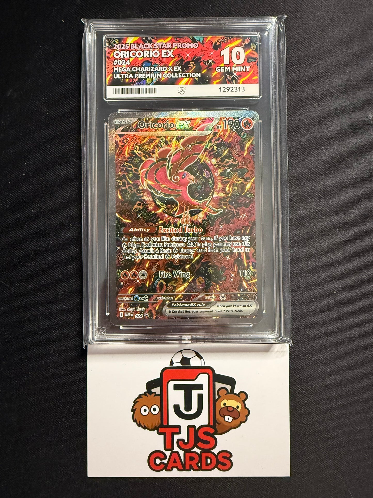 Oricorio ex - ACE 10 - Charizard UPC Promo MEP 024 - Pokemon