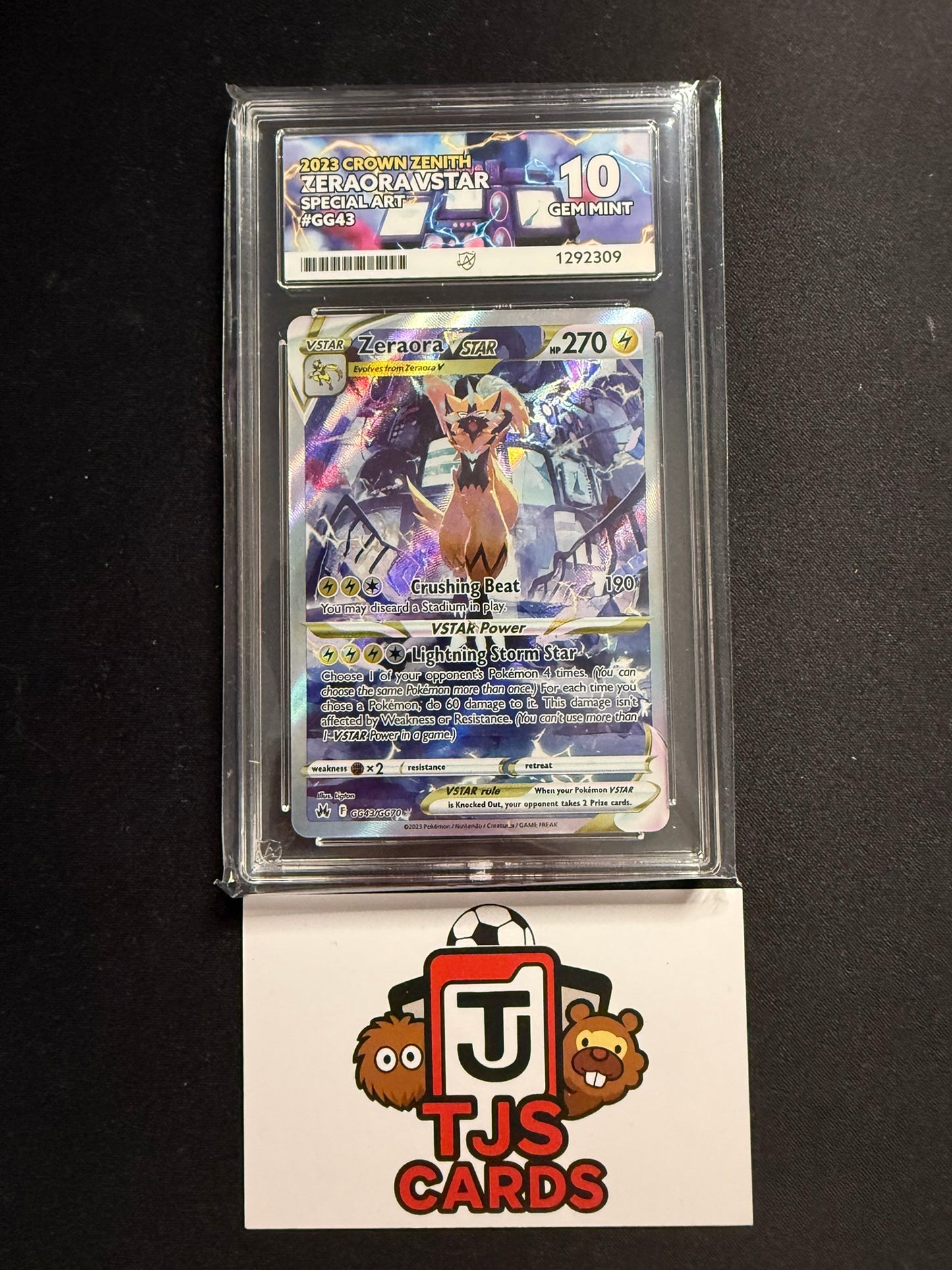 Zeraora VSTAR - ACE 10 - Crown Zenith GG43/GG70 - Pokemon