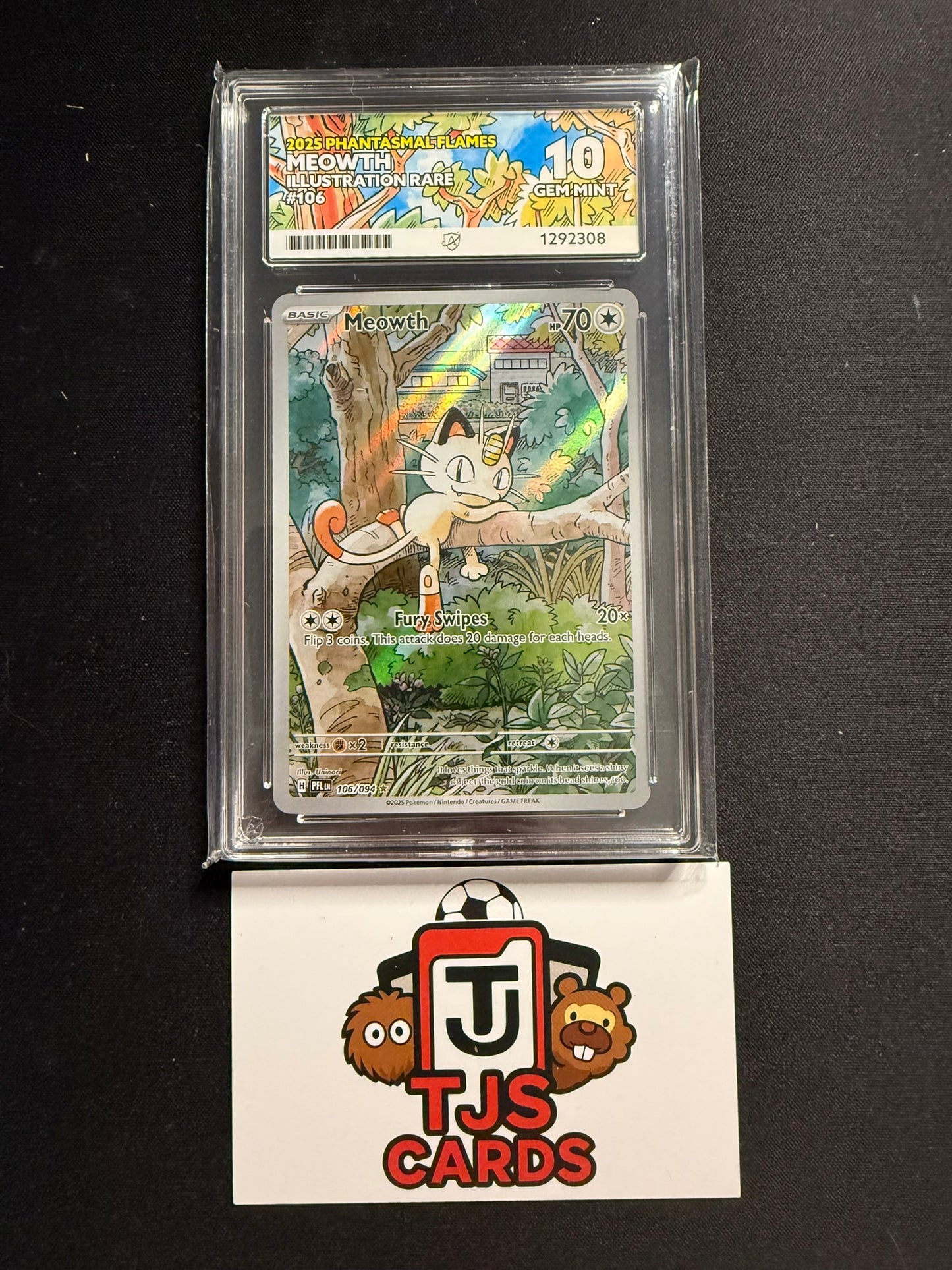 Meowth - ACE 10 - Phantasmal Flames 106/094 - Pokemon