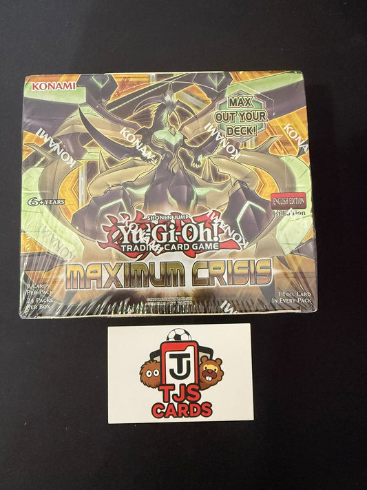 Maximum Crisis 1st Edition Booster Box - YuGiOh