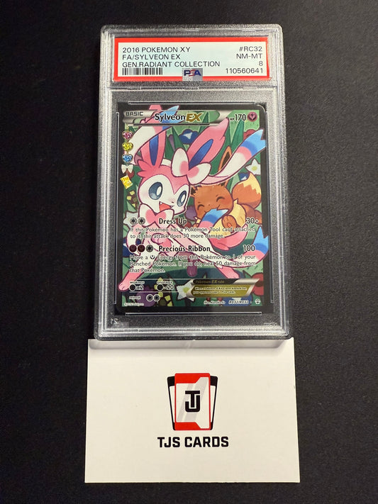 Sylveon EX - PSA 8 - Full Art Generations RC32/RC32 - Pokemon
