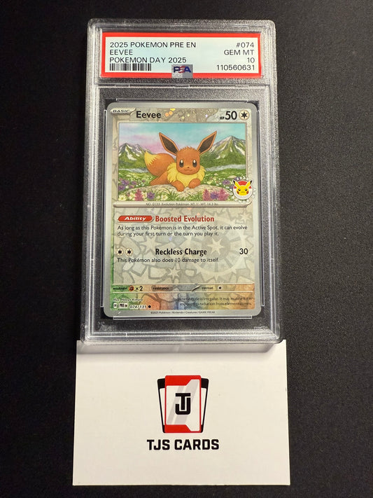Eevee - PSA 10 - Pokemon Day Promo 2025 074/131 - Pokemon