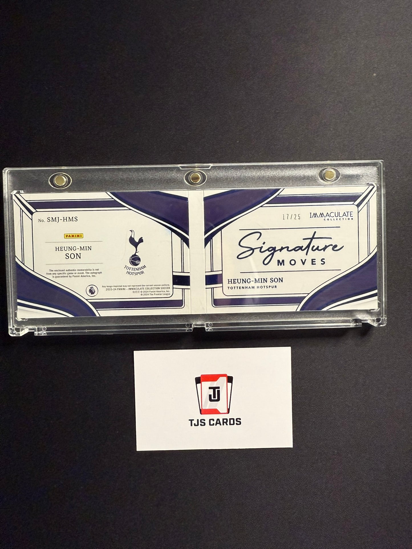Heung-Min Son - Signature Moves Auto Booklet /25 - Panini Immaculate Soccer 2023/24