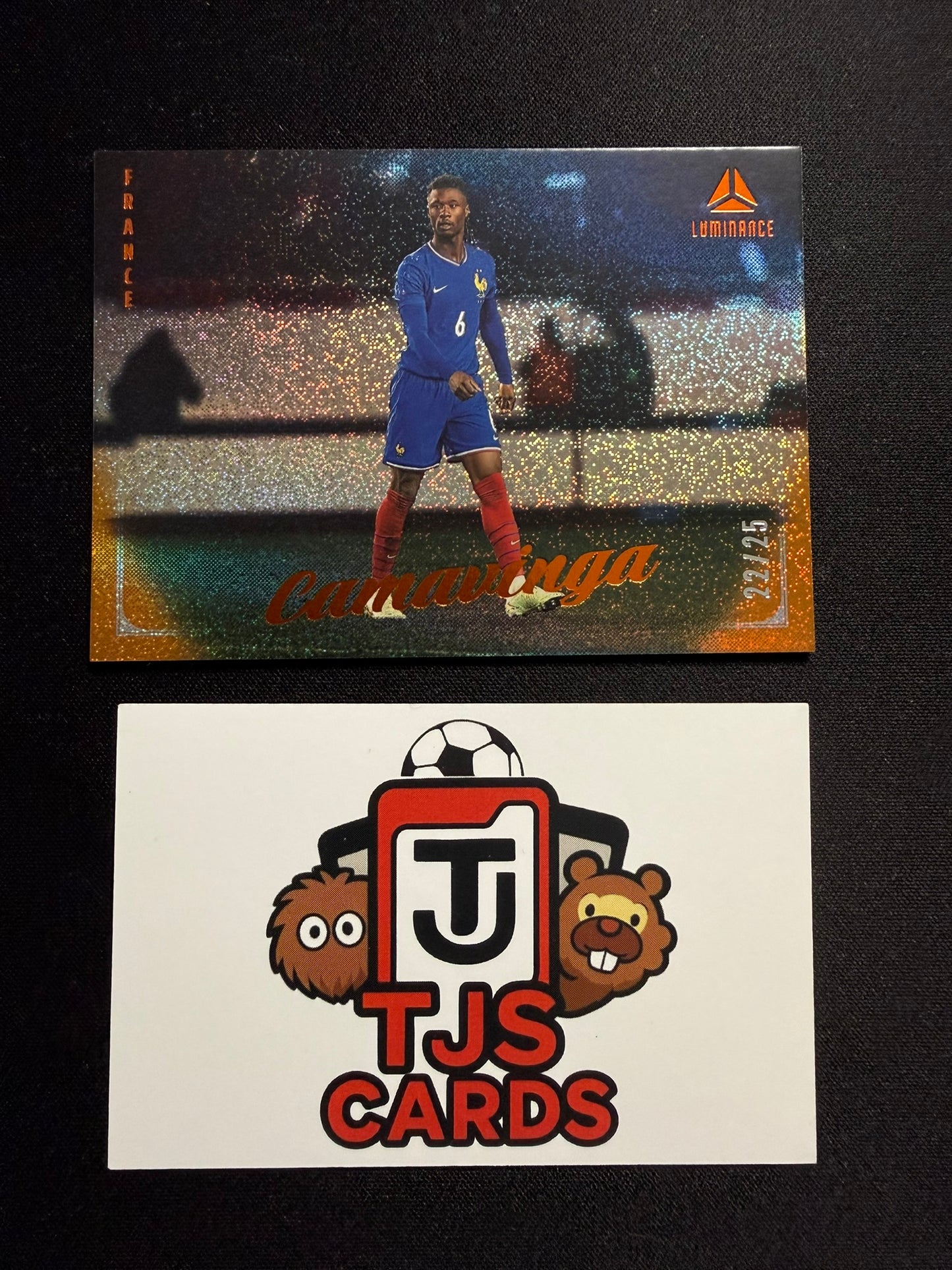 Eduardo Camavinga - Orange /25 - Panini Luminance France 2026