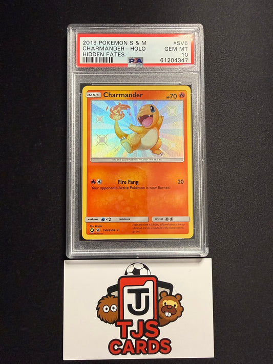 Charmander - PSA 10 - Hidden Fates SV6/SV94 - Pokemon