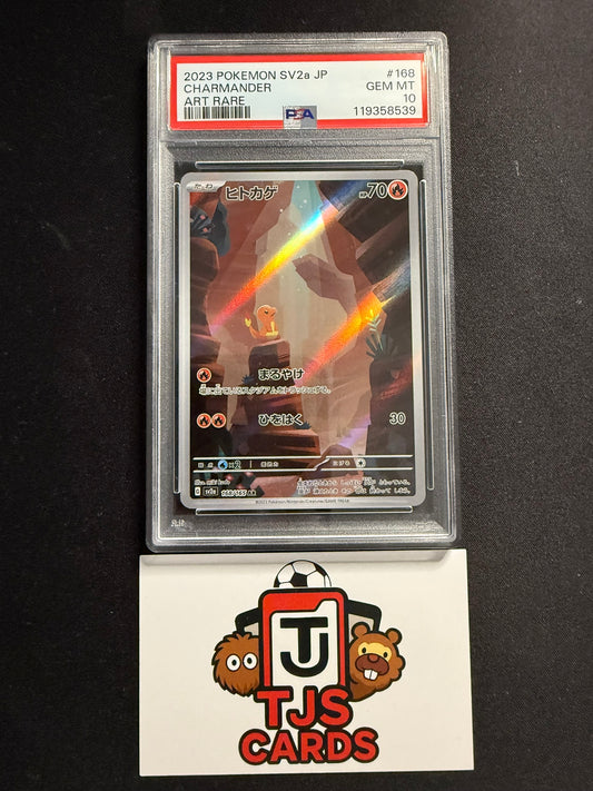 Charmander - PSA 10 - 168/165 sv2a 151 - Pokemon