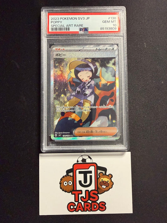 Poppy - PSA 10 - 138/108 sv3 Ruler Of The Black Flame - Pokemon