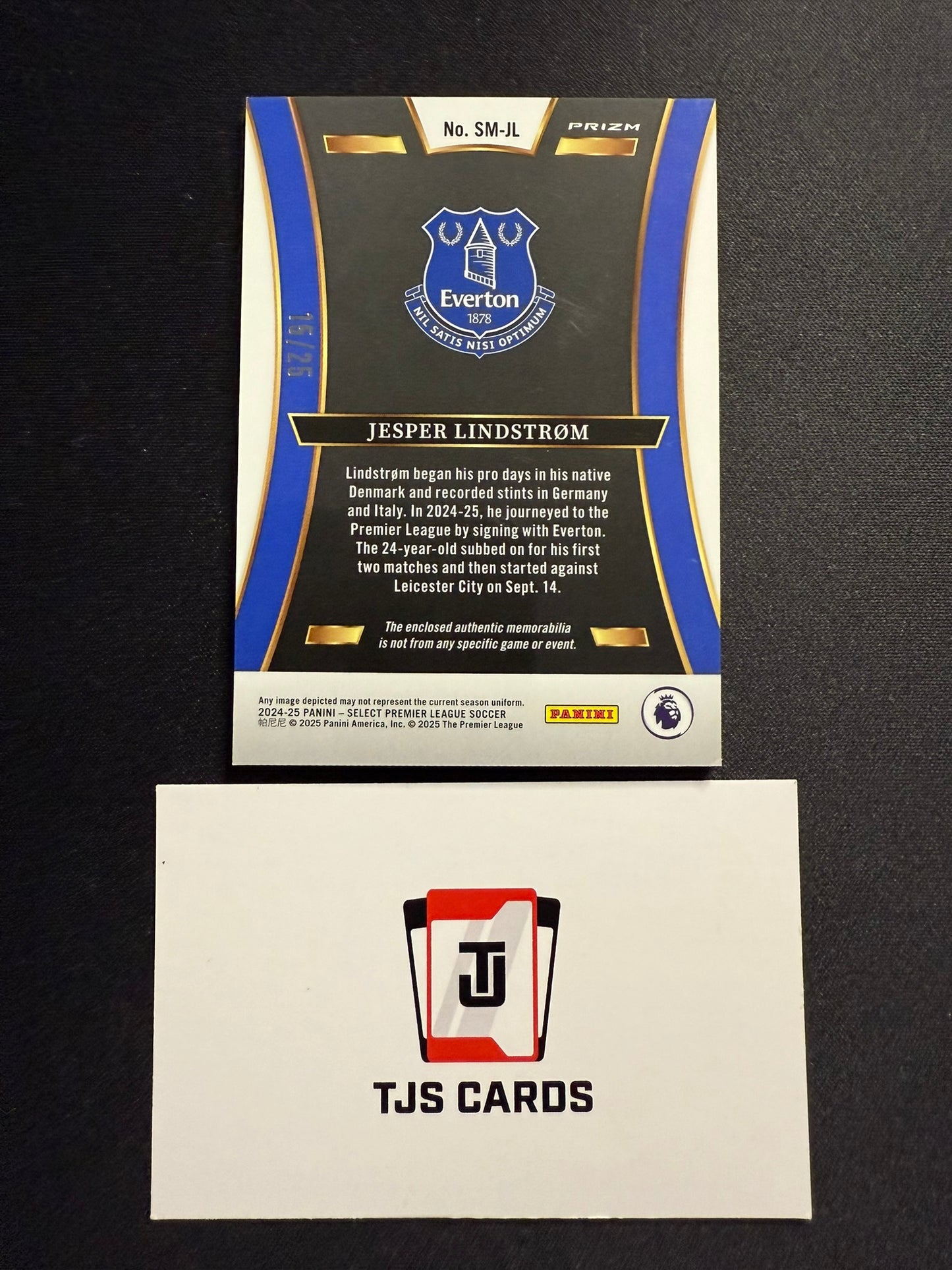 Jesper Lindstrom - Tie-Dye Patch /25 - Panini Select Premier League 2024/25